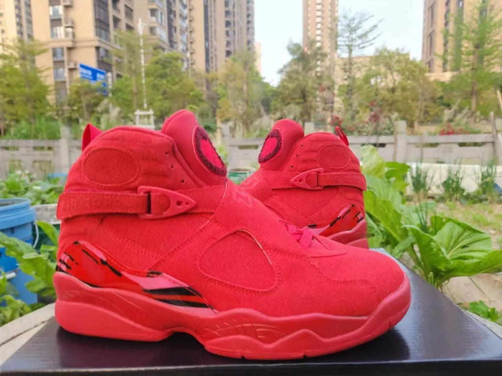Air Jordan 8 Retro Red Suede - Hình 3