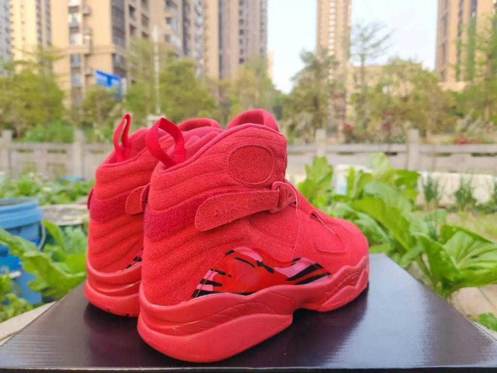 Air Jordan 8 Retro Red Suede - Hình 4