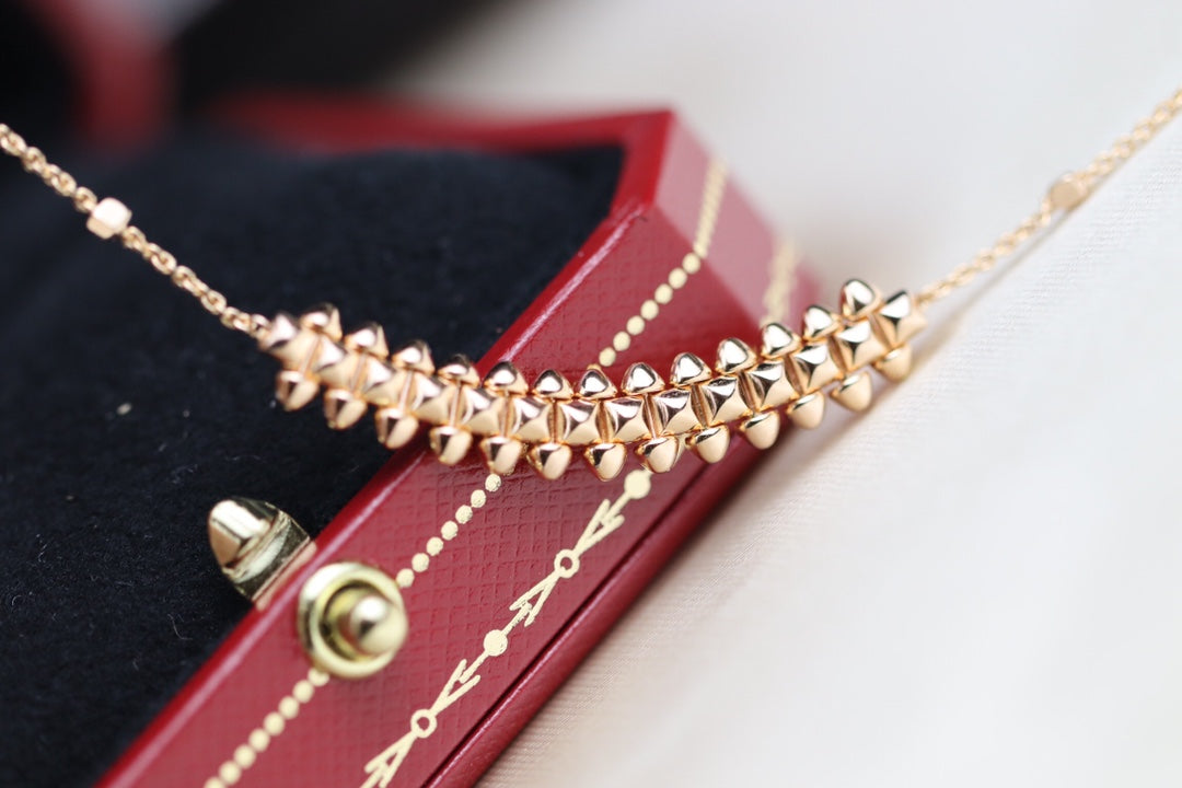 CARTIER CLASH PINK GOLD NECKLACE