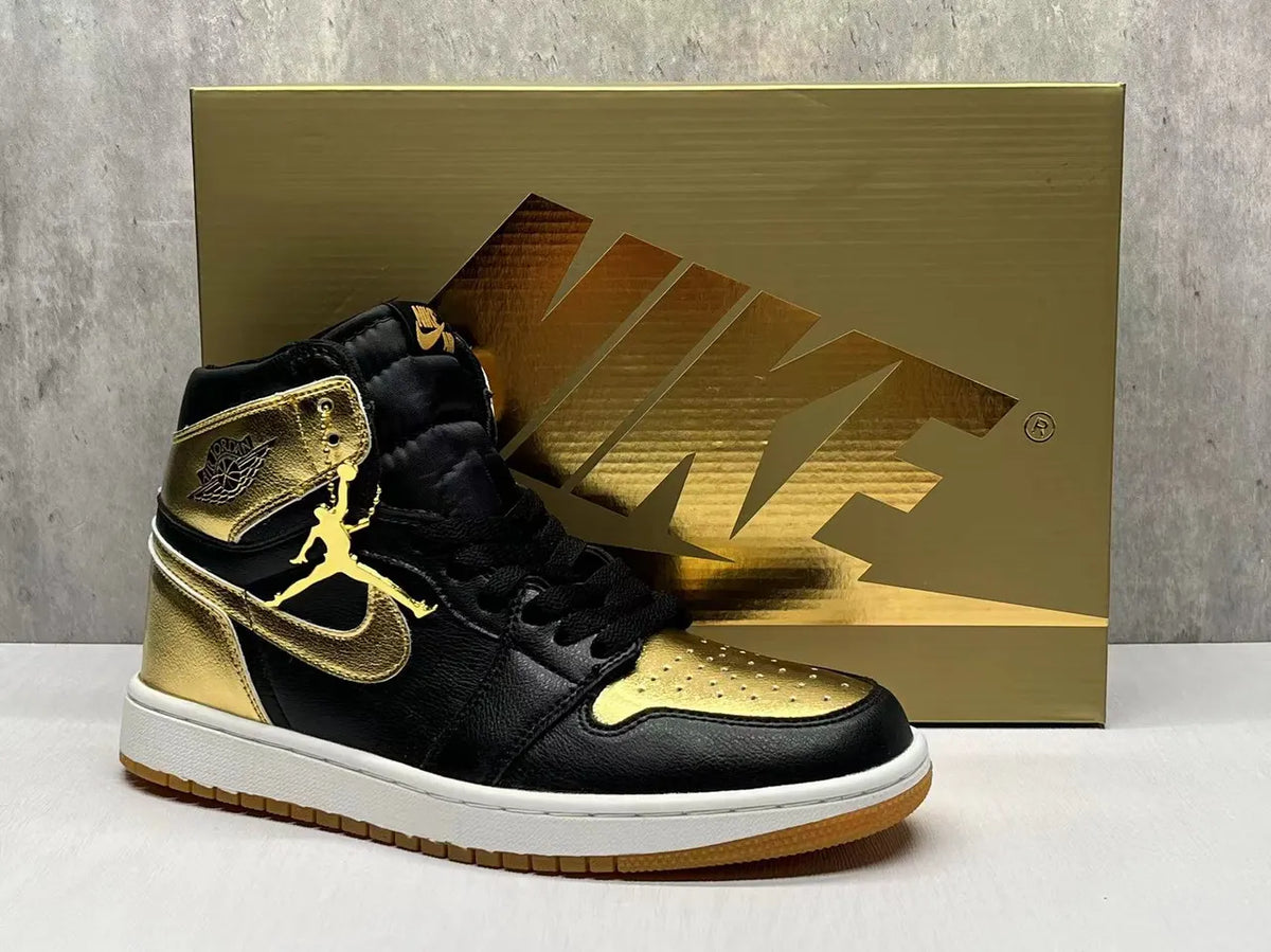 limited Air Jordan 1 High Black Gold