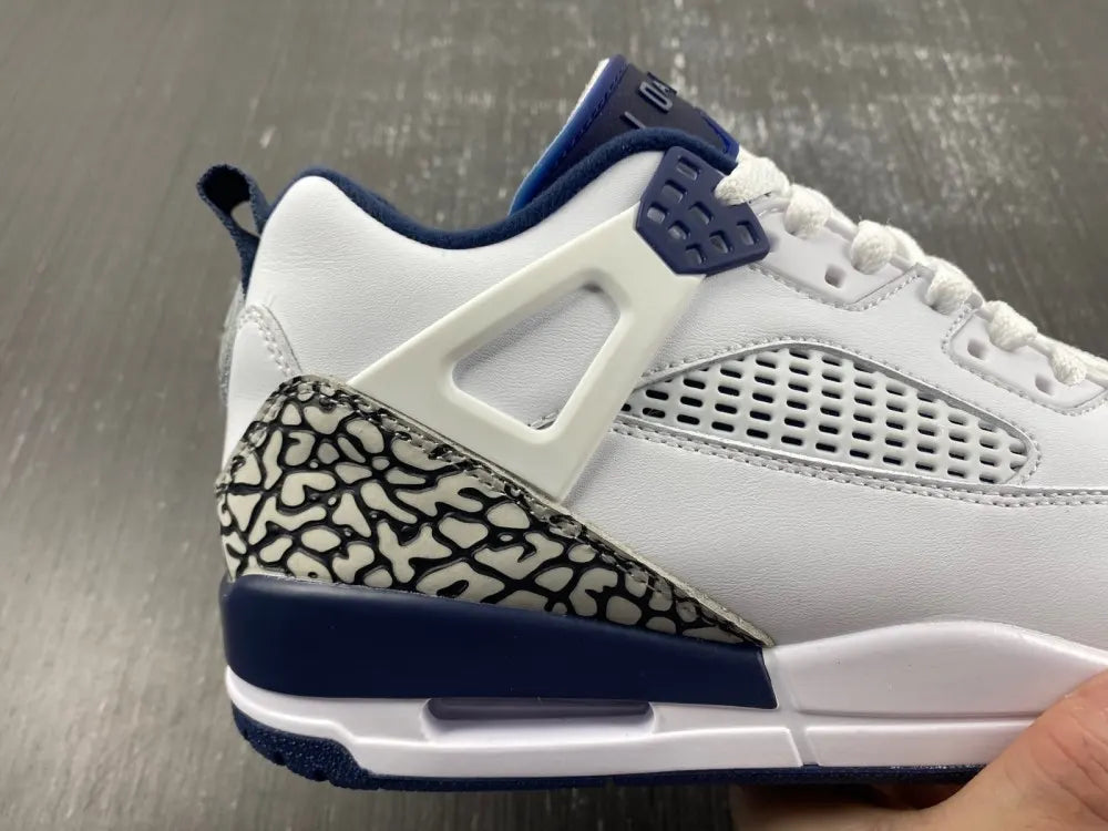 Air Jordan 4 Retro White Navy - Hình 10