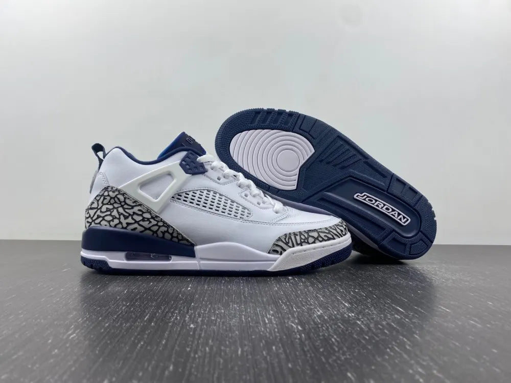 Air Jordan 4 Retro White Navy - Hình 3