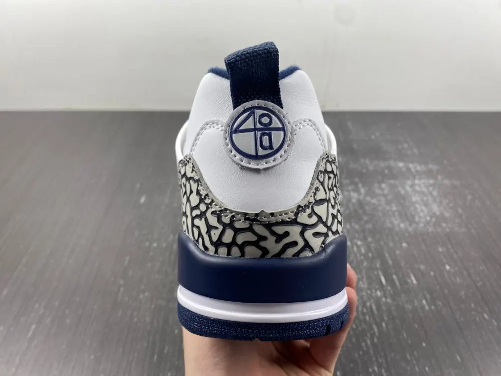 Air Jordan 4 Retro White Navy - Hình 11