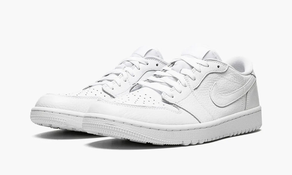 Nike Air Jordan Golf Shoes: 1 Premium All-White Luxury Edition for 2024