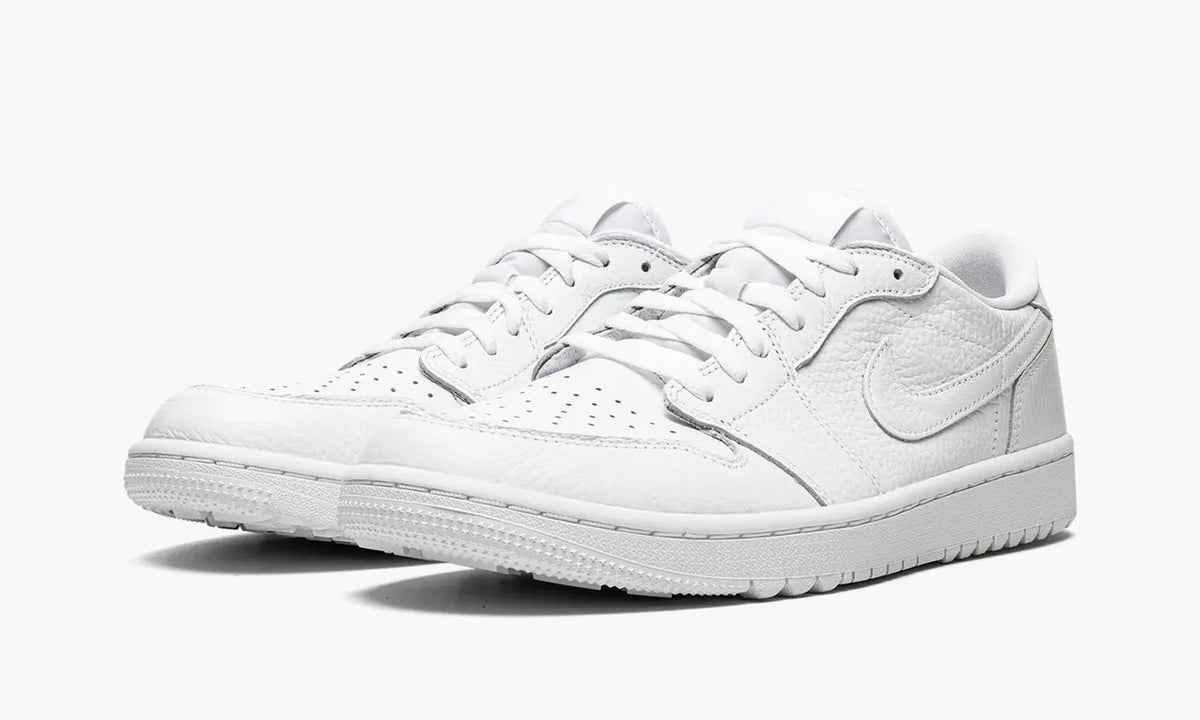 Nike Air Jordan Golf Shoes: 1 Premium All-White Luxury Edition for 2024