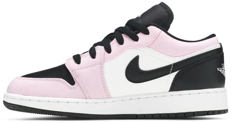 Air Jordan 1 Low Pink Black Premium 2024 Edition Sneakers