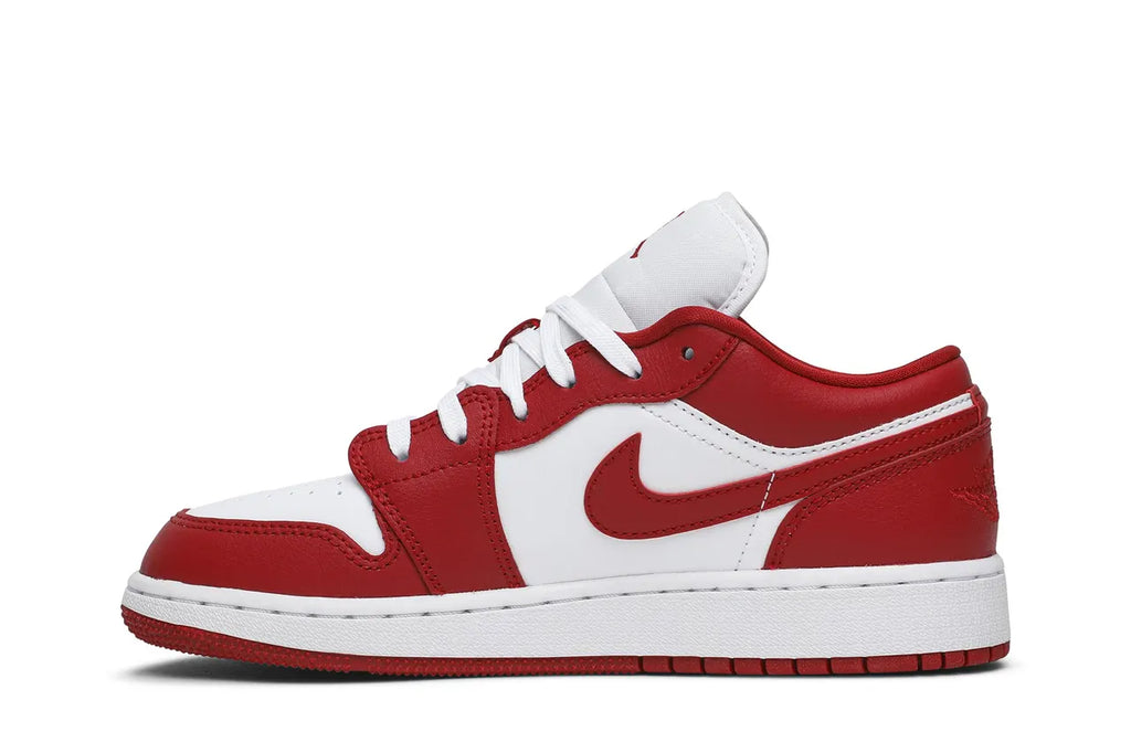 Air Jordan 1 Low Sneakers: 2024 Ultimate Premium Red & White Edition