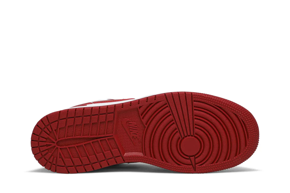 Air Jordan 1 Low Sneakers: 2024 Ultimate Premium Red & White Edition