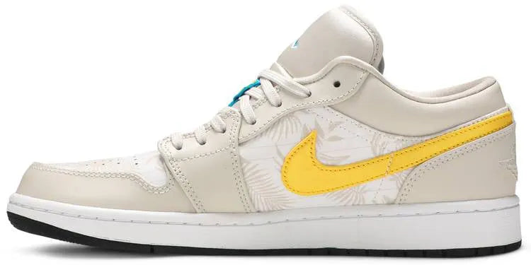 Air Jordan 1 Low Sneakers: 1 Premium Palm Tree Summer Edition