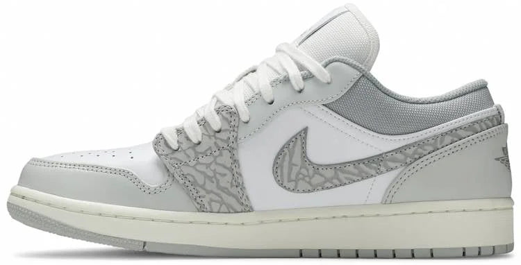 Air Jordan 1 Low sneakers: 2024 Ultimate White Cement Premium Edition