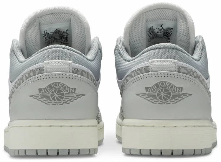Air Jordan 1 Low sneakers: 2024 Ultimate White Cement Premium Edition