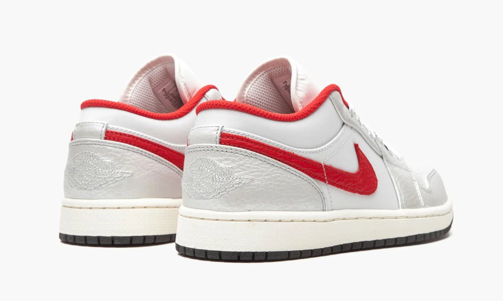 Air Jordan 1 Low Metallic Silver Red: #1 Premium Basketball Sneaker