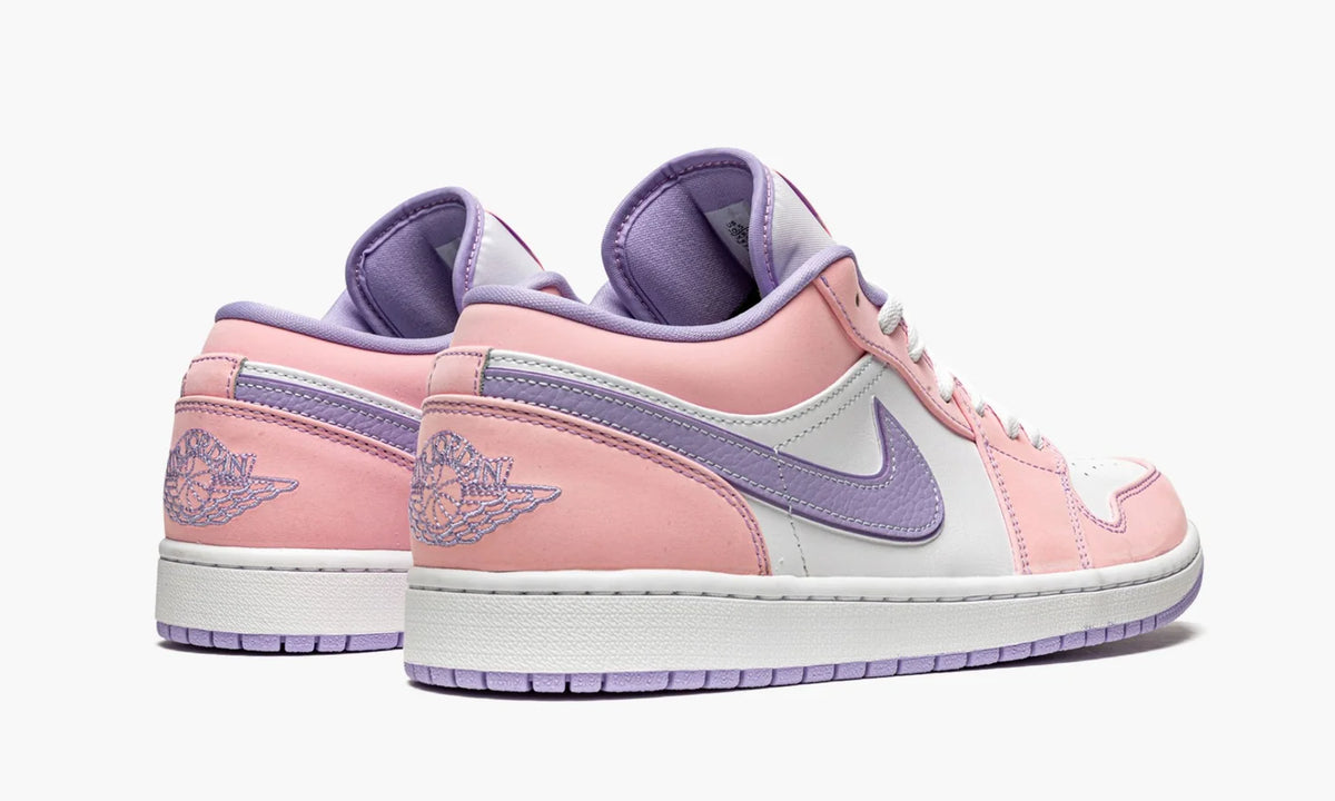 Air Jordan 1 Low Sneakers: 1 Exclusive Premium Pink and Purple Edition