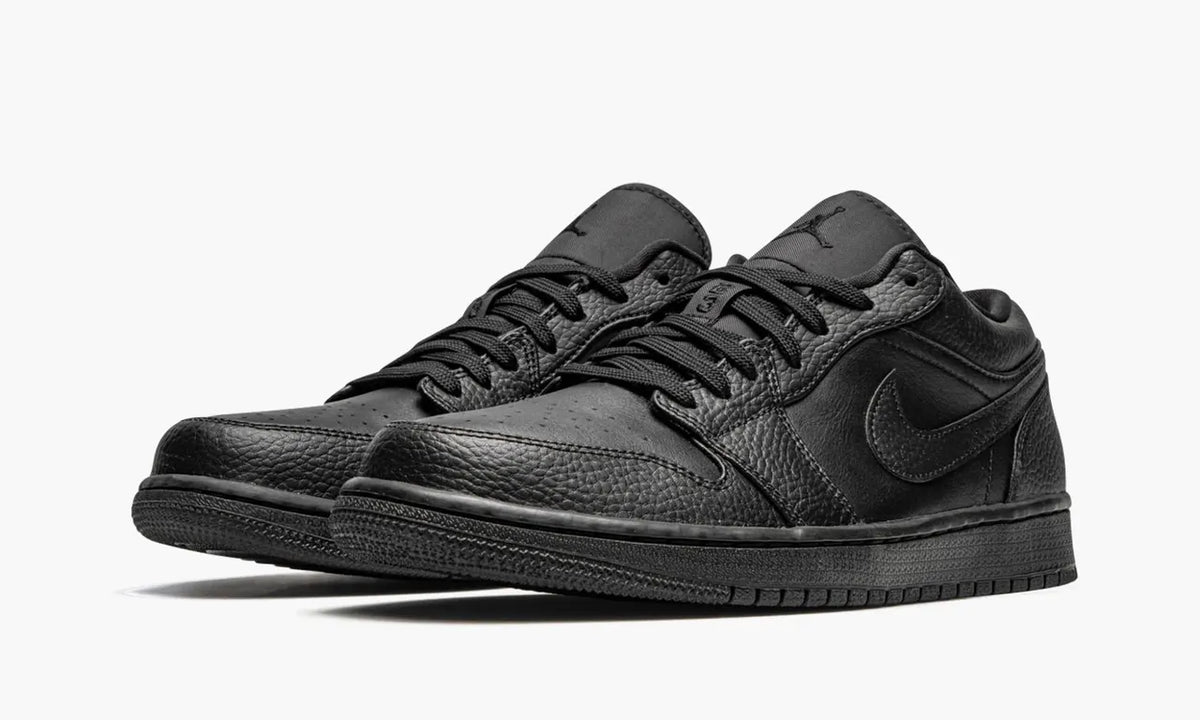 Air Jordan 1 Low Black Premium Leather Edition – Top 1 Exclusive Sneakers