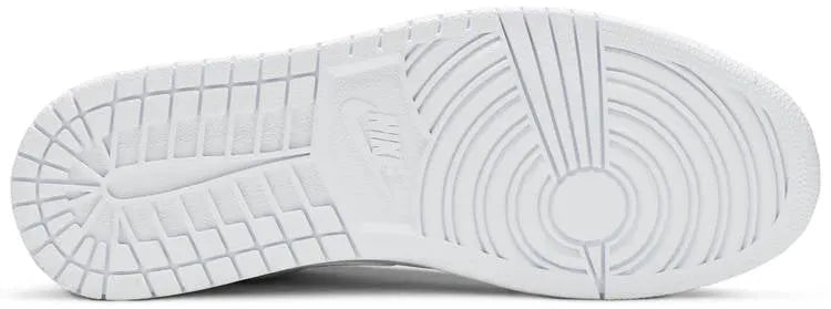 White Air Jordan 1 Low: Premium 2024 Triple White Luxury Sneakers