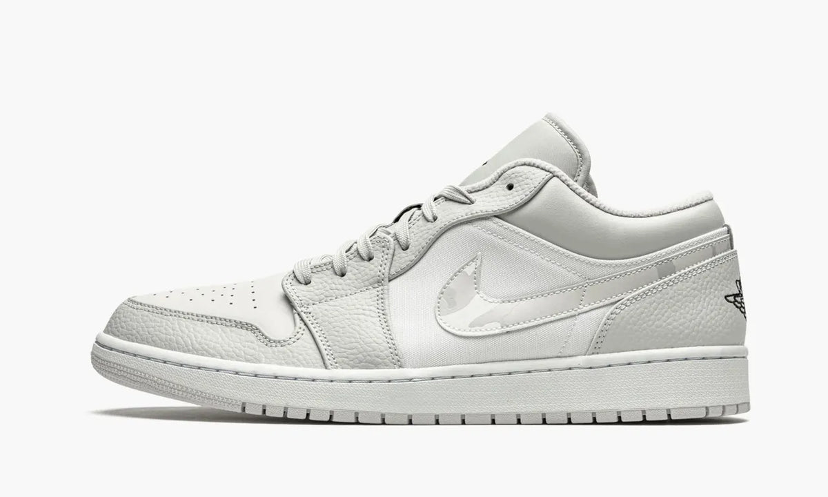 Air Jordan 1 Low sneakers: #1 Premium White Camo Exclusive 2024 Edition