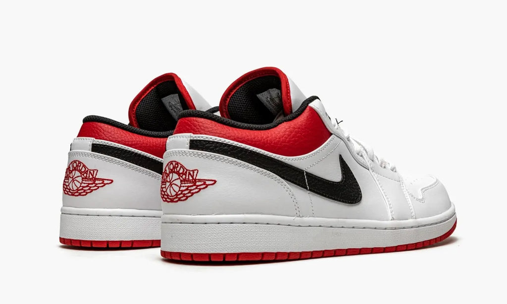 Air Jordan 1 Low White Gym Red Black – Premium Luxury Basketball Sneaker 2024