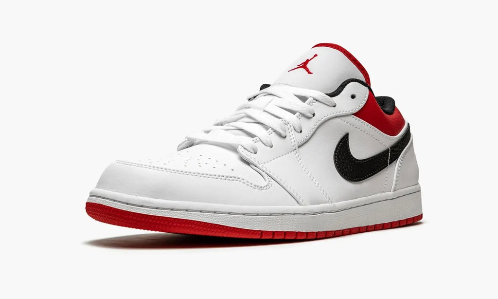 Air Jordan 1 Low White Gym Red Black – Premium Luxury Basketball Sneaker 2024