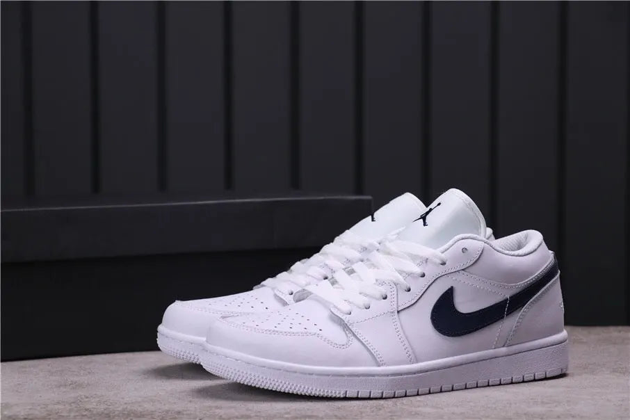 Air Jordan 1 Low White Navy – #1 Premium 2024 Luxury Basketball Sneakers