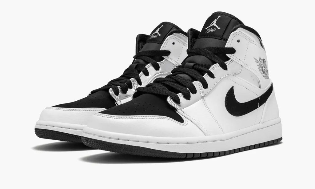 Air Jordan 1 Mid Metallic Silver: Premium 1st Class Luxury Sneakers
