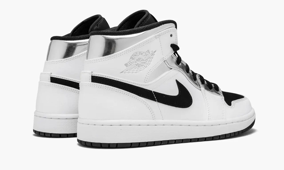 Air Jordan 1 Mid Metallic Silver: Premium 1st Class Luxury Sneakers