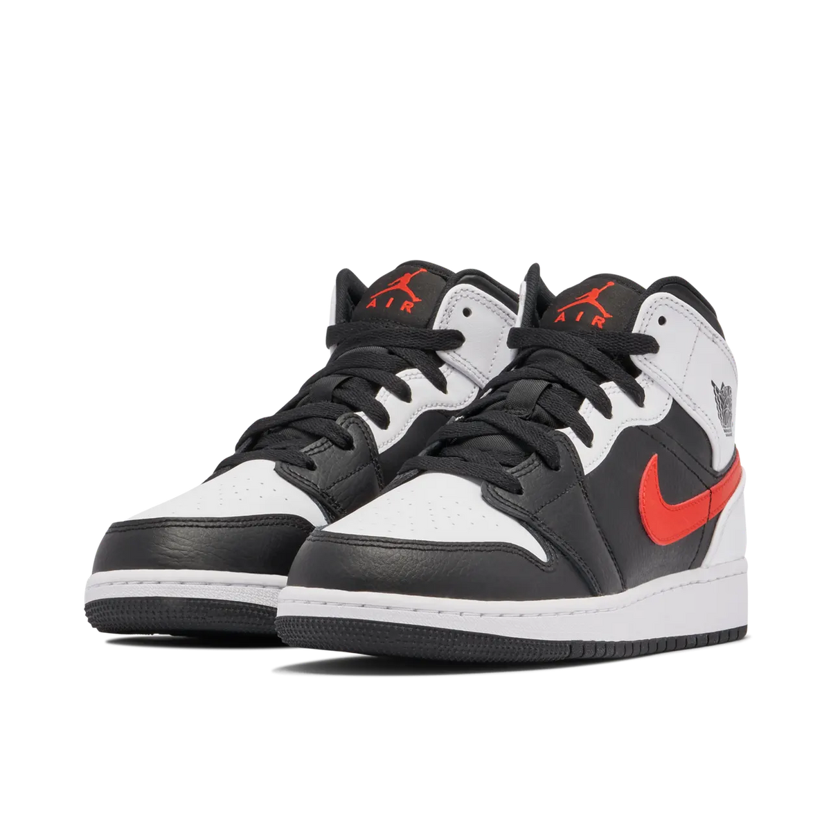 Air Jordan 1 Mid: The Top 1 Premium Gym Red & Black Edition Sneakers