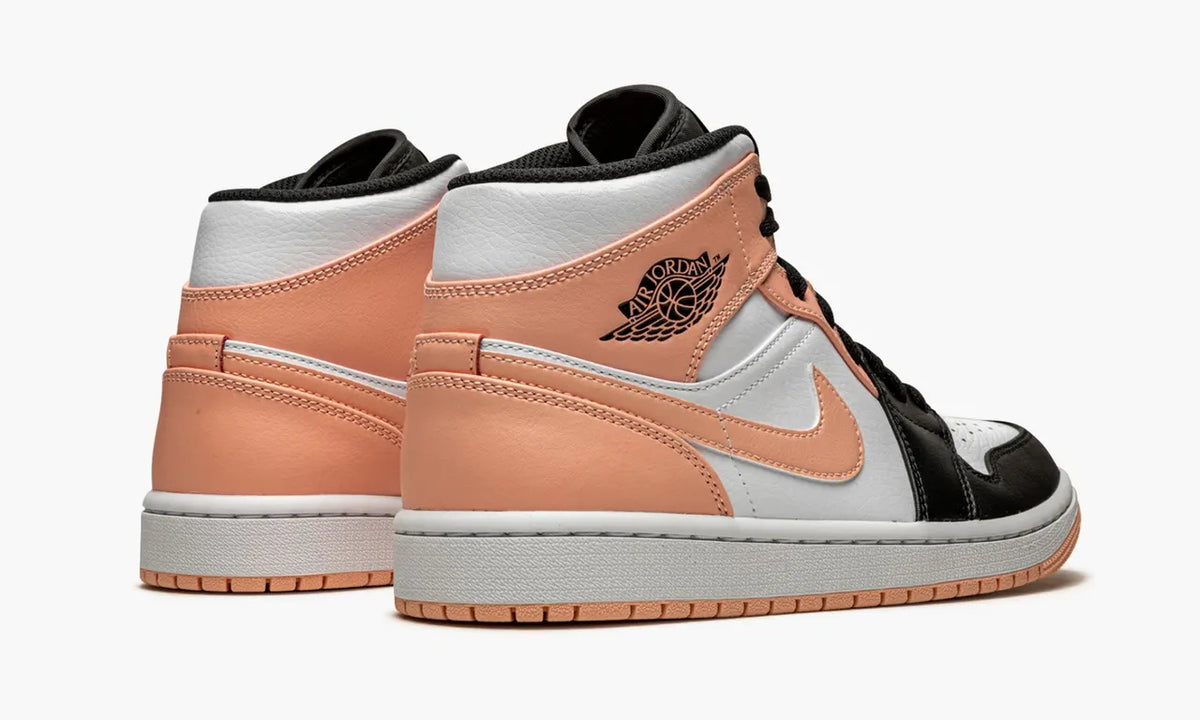 Air Jordan 1 Mid Sneakers: Premium 2024 Arctic Orange Luxury Edition
