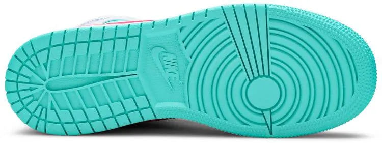 Air Jordan 1 Mid sneakers: Top 1 Premium Pink Teal Edition 2024