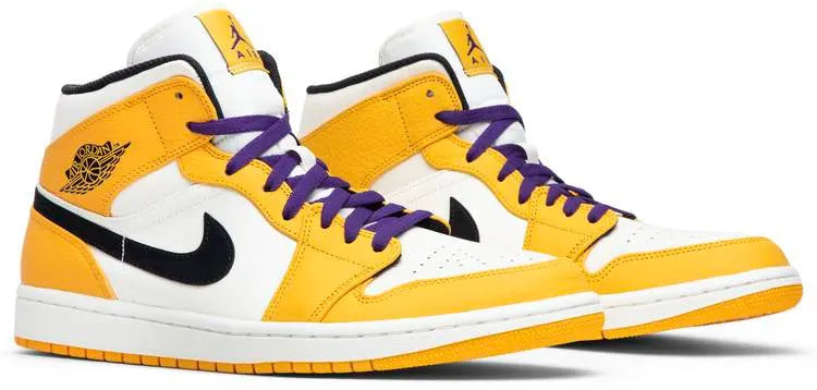 Air Jordan 1 Mid: Premium Lakers 2024 Edition Ultimate Sneakers