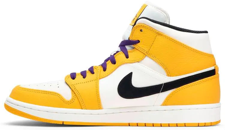 Air Jordan 1 Mid: Premium Lakers 2024 Edition Ultimate Sneakers