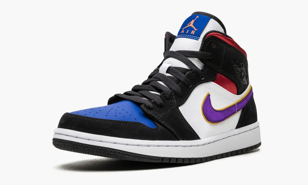 Air Jordan 1 Mid sneakers: Top 1 Premium Multi-Color Rivals Edition