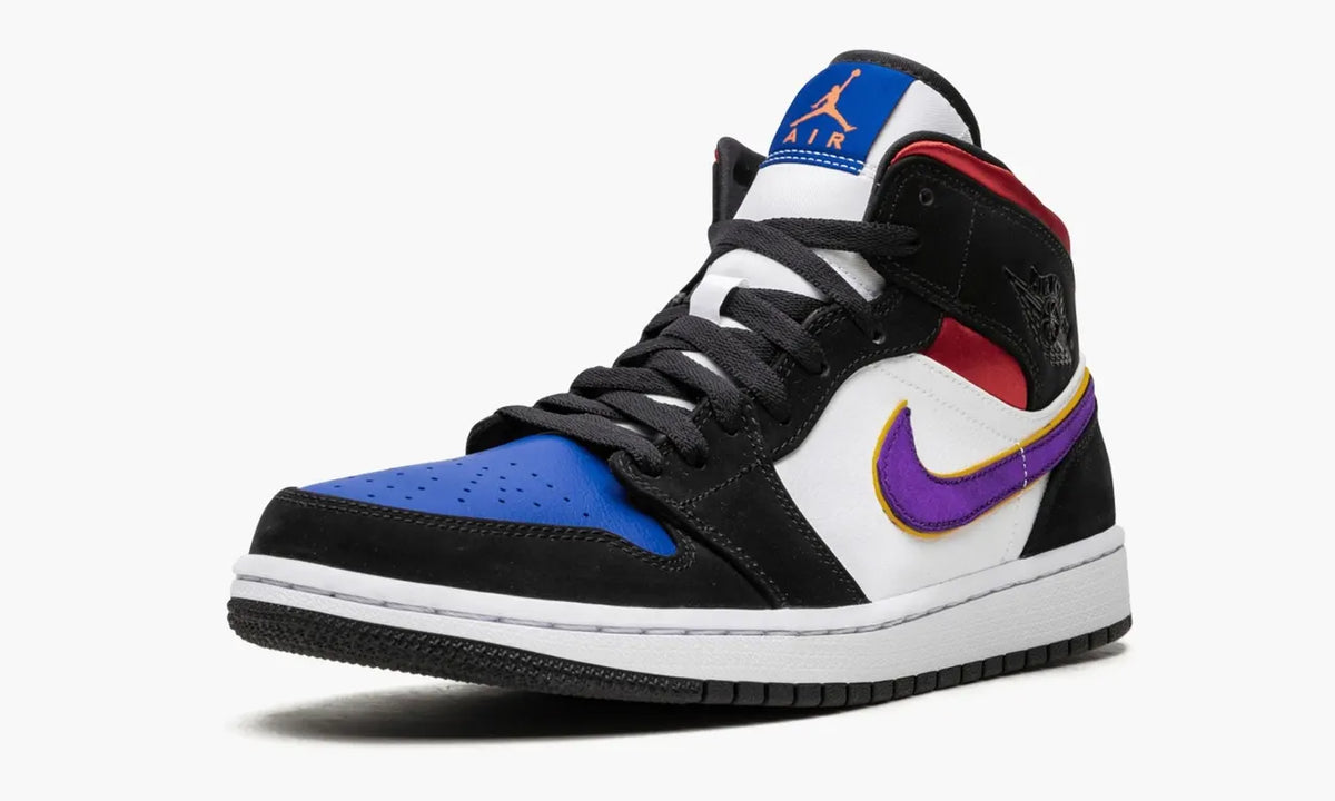 Air Jordan 1 Mid sneakers: Top 1 Premium Multi-Color Rivals Edition