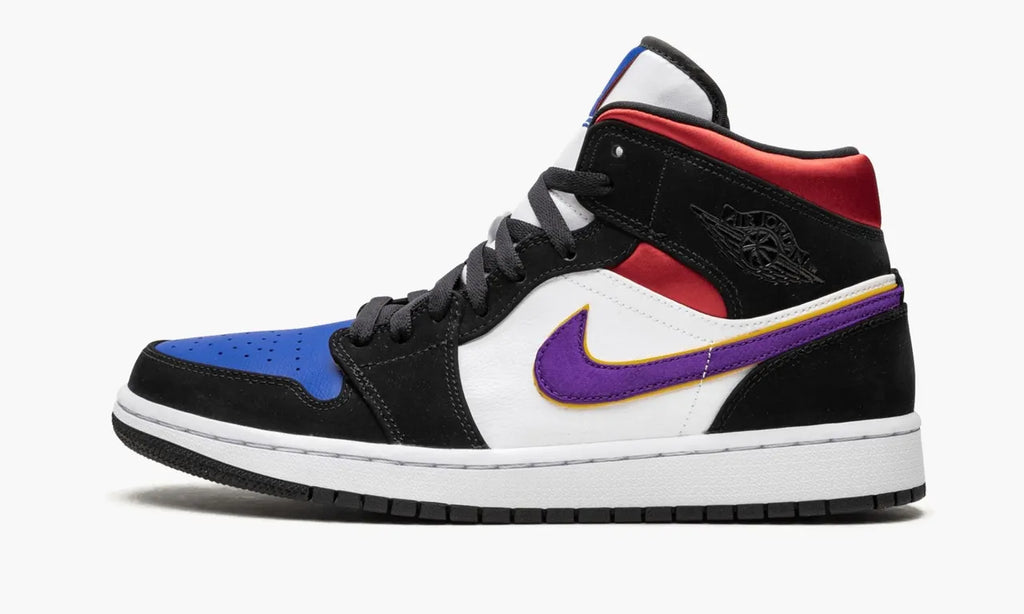Air Jordan 1 Mid sneakers: Top 1 Premium Multi-Color Rivals Edition