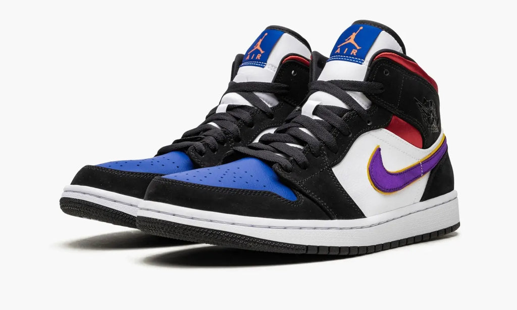 Air Jordan 1 Mid sneakers: Top 1 Premium Multi-Color Rivals Edition