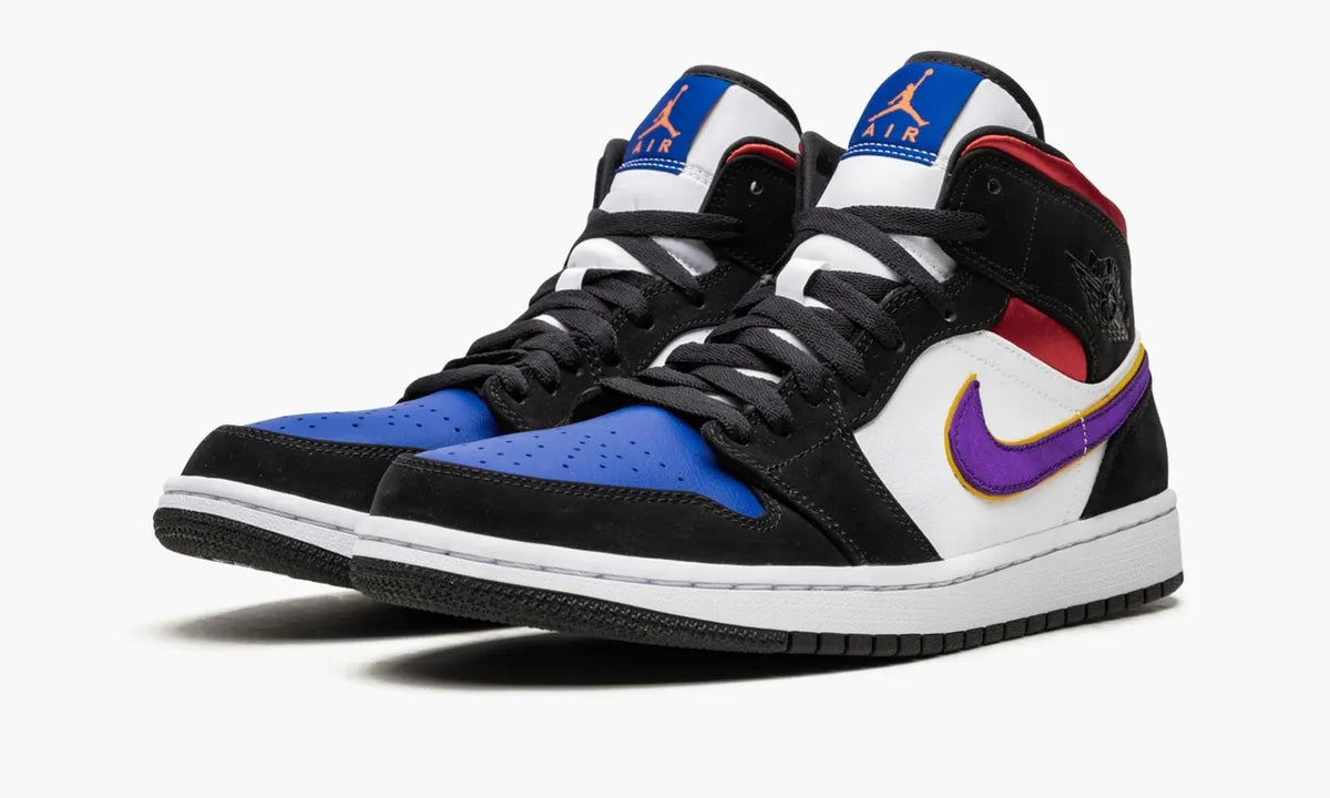 Air Jordan 1 Mid sneakers: Top 1 Premium Multi-Color Rivals Edition