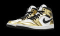 Gold Air Jordan 1