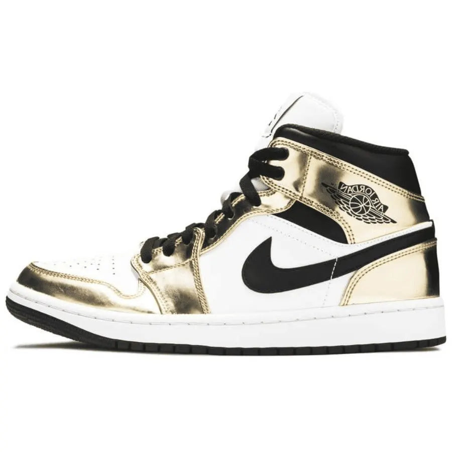 Gold Air Jordan 1 Mid Metallic: The #1 Luxury Basketball Sneaker for 2024
