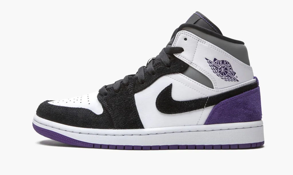 Air Jordan 1 Mid Purple Black: Premium 1st Choice Ultimate Sneakers
