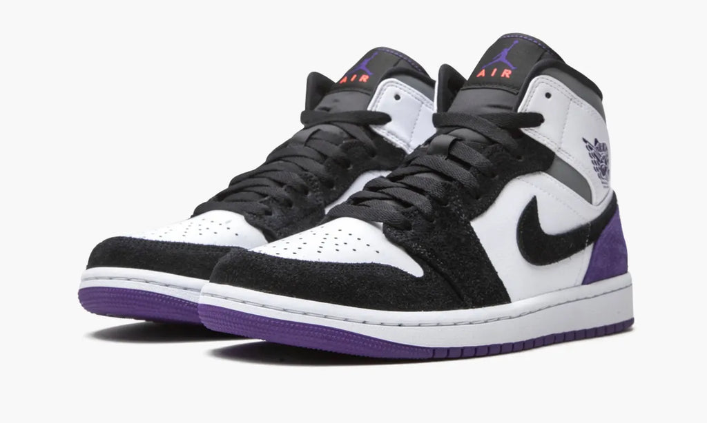 Air Jordan 1 Mid Purple Black: Premium 1st Choice Ultimate Sneakers