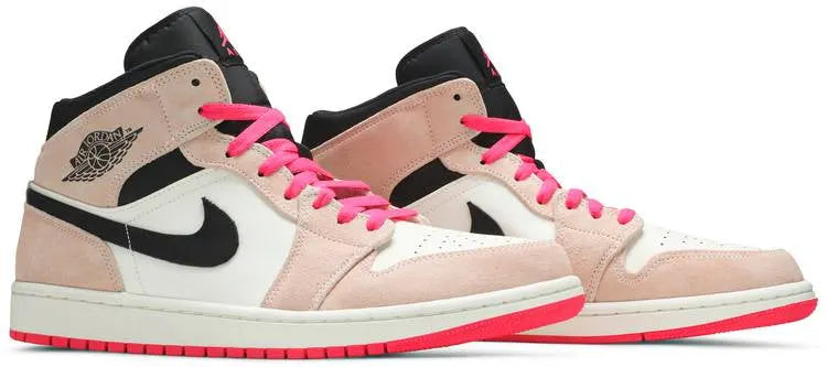 Air Jordan 1 Mid sneakers Arctic Pink Black: 1 Premium Fashion Choice