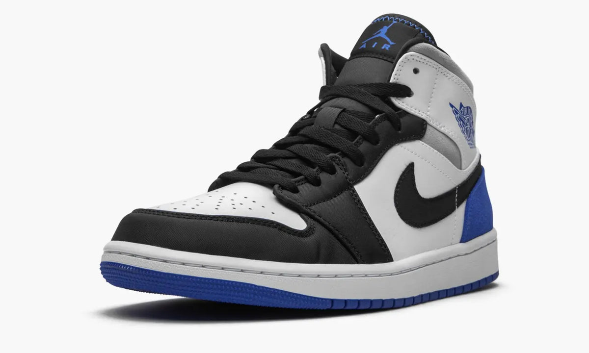 Air Jordan 1 Mid: Premium 1st Class Royal Blue Sneakers for 2024