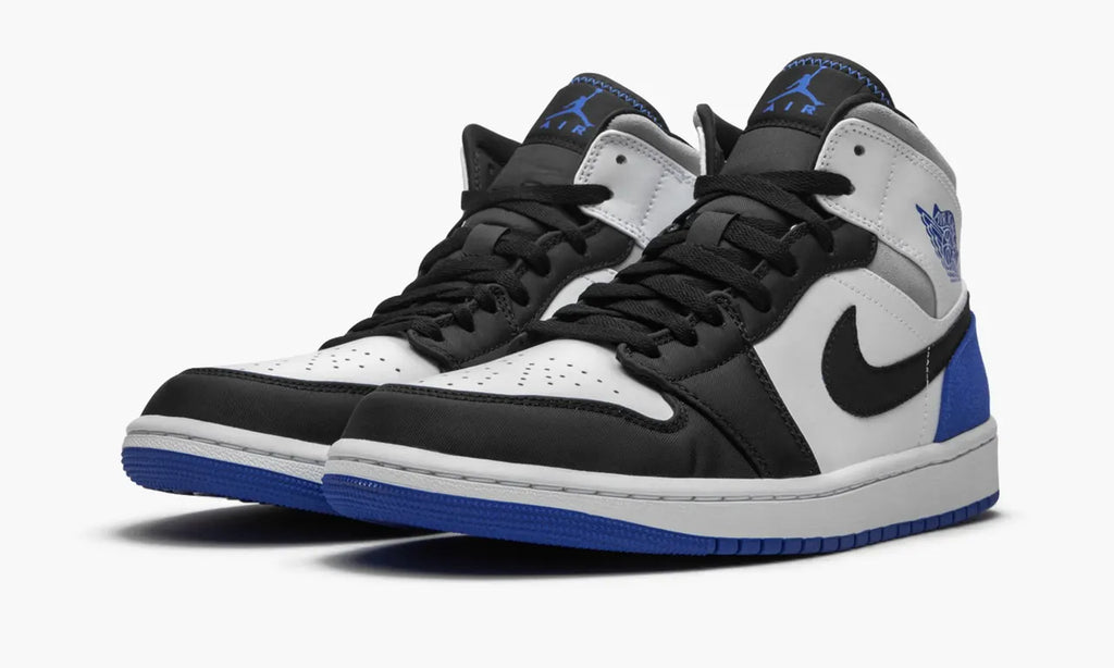 Air Jordan 1 Mid: Premium 1st Class Royal Blue Sneakers for 2024