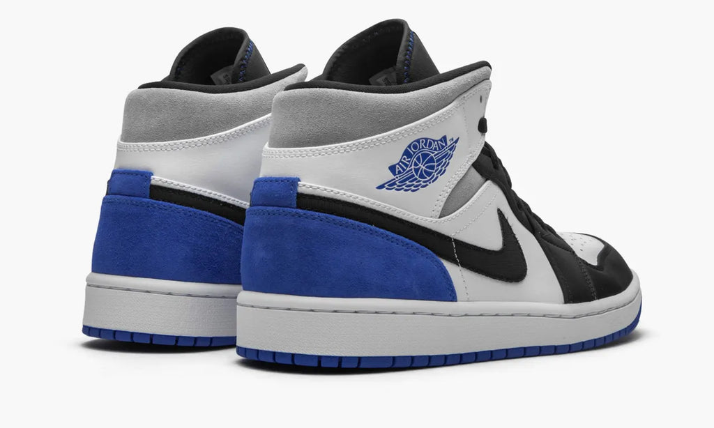 Air Jordan 1 Mid: Premium 1st Class Royal Blue Sneakers for 2024