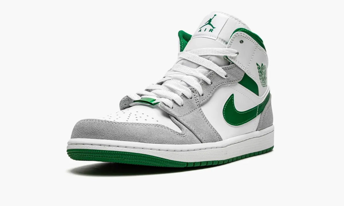 Air Jordan 1 Mid: 1 Ultimate Premium Pine Green Sneaker for Elite Style