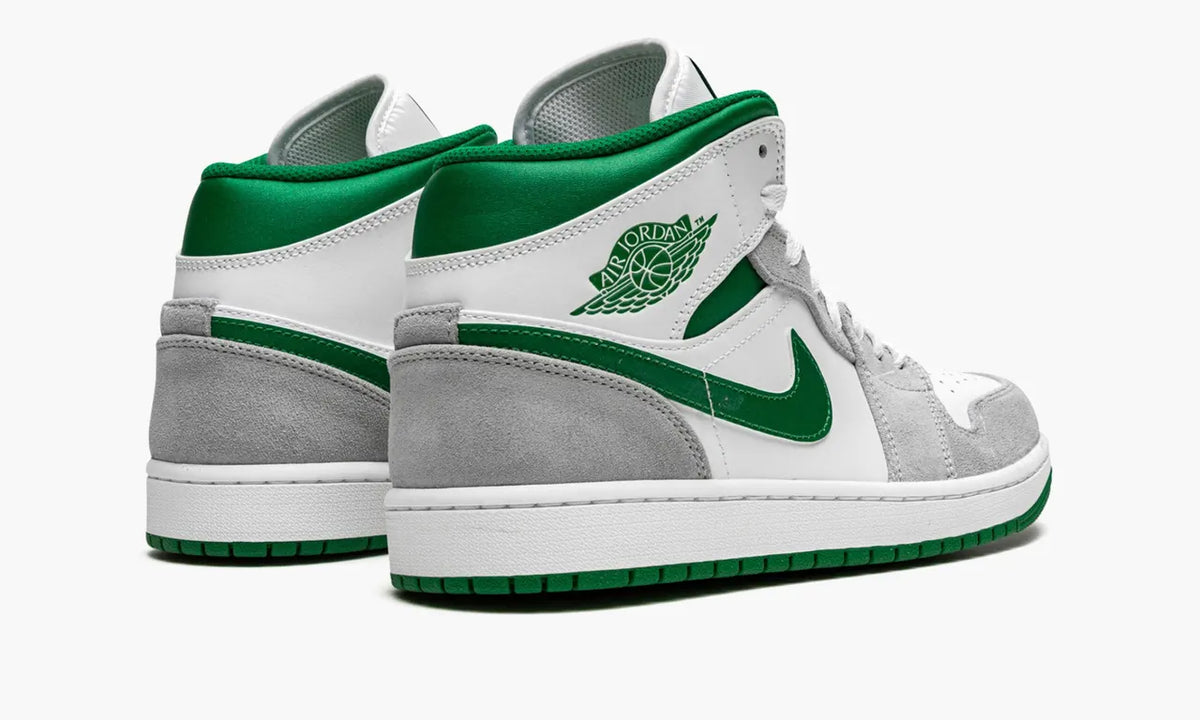 Air Jordan 1 Mid Pine Green Grey 2024 Premium Luxury Sneaker