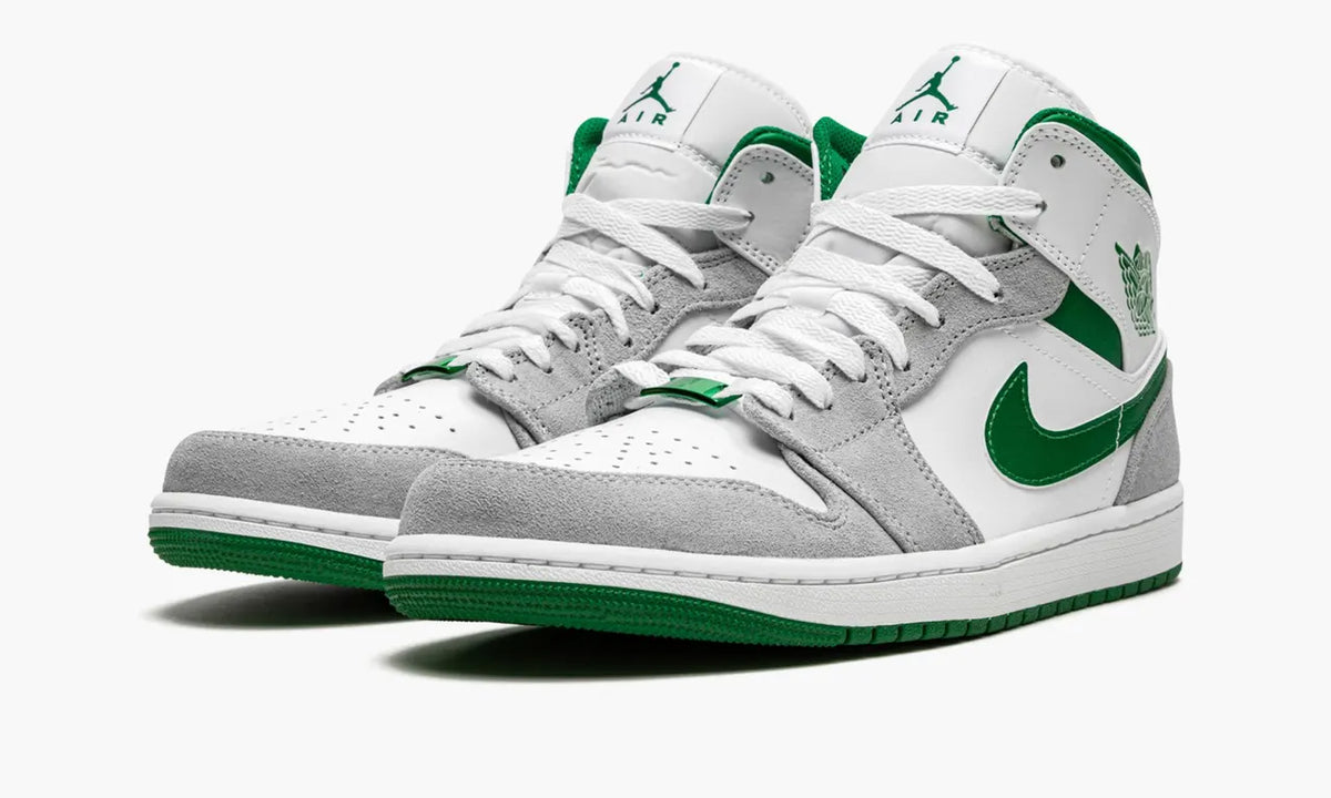Air Jordan 1 Mid Pine Green Grey 2024 Premium Luxury Sneaker