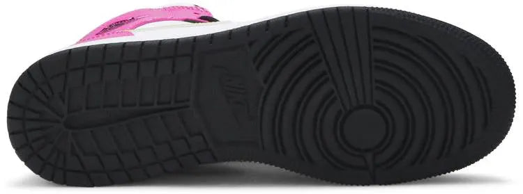 Air Jordan 1 Mid Premium Pink and Green Sneakers – #1 Exclusive Design