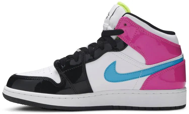 Air Jordan 1 Mid Premium Pink and Green Sneakers – #1 Exclusive Design
