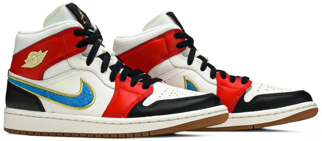 Air Jordan 1 Mid sneakers: Premium 2024 Special Edition Luxury Design
