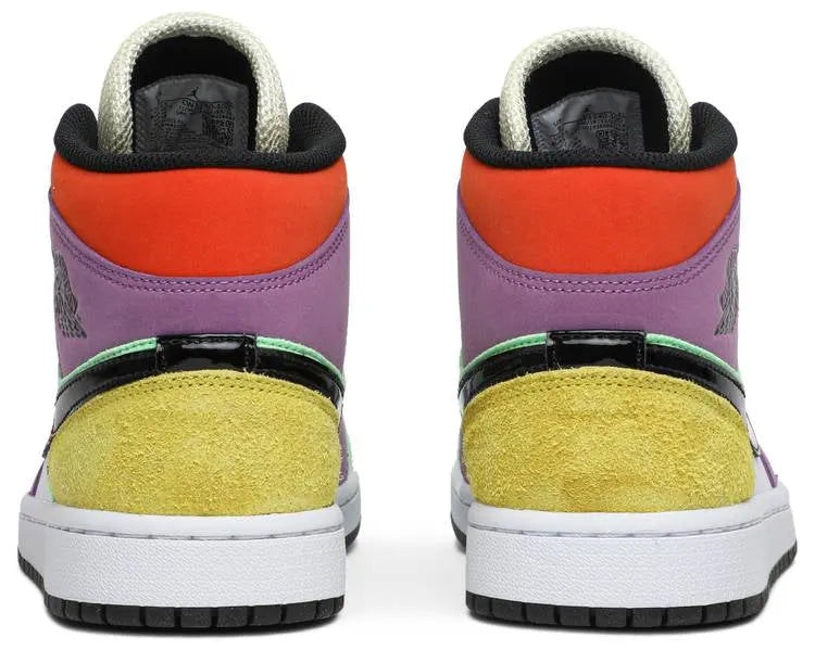 Air Jordan 1 Mid Sneakers – Premium Multi-Color Luxury Edition 2024